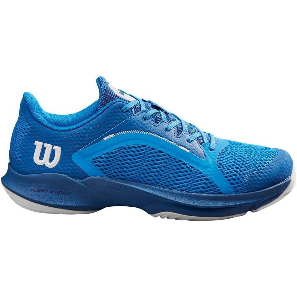 imageWILSON Rush Pro Ace Pickler Mens Pickleball Shoes Mens US Shoe Sizes Made for Pickleball CourtsFrench Blue Deja Vu Blue White