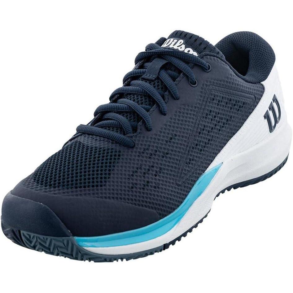 imageWILSON Rush Pro Ace Pickler Mens Pickleball Shoes Mens US Shoe Sizes Made for Pickleball CourtsNavy BlazerWhiteBlue Atoll