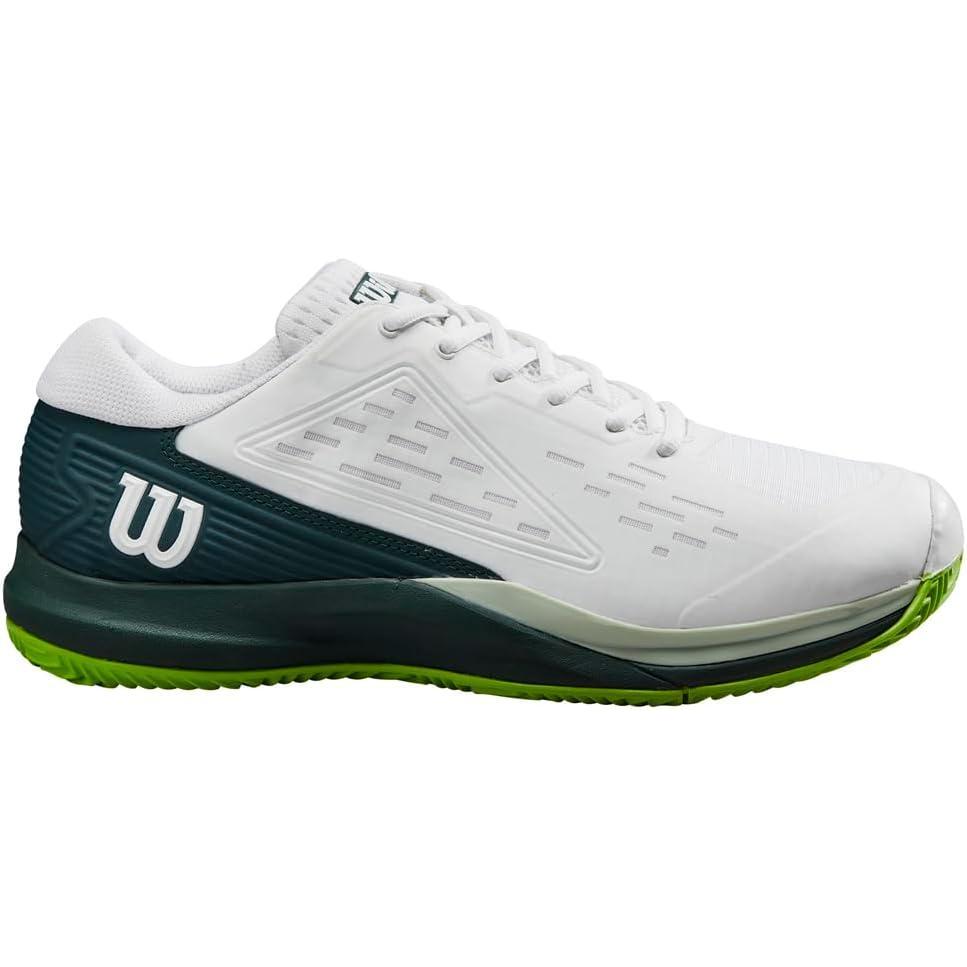 imageWILSON Rush Pro Ace Pickler Mens Pickleball Shoes Mens US Shoe Sizes Made for Pickleball CourtsWhite Ponderosa Pine Jasmine Green