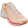 WILSON Rush Pro Ace Pickler Men’s Pickleball Shoes – Men’s US Shoe Sizes, Made for Pickleball Courts(Peach Parfait White Tangerine)
