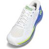 WILSON Rush Pro Ace Pickler Men’s Pickleball Shoes – Men’s US Shoe Sizes, Made for Pickleball Courts(White/Amparo Blue/Safety Yellow)