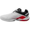 Wilson Mens Bela Tour Men’s Padel Shoes(White/Red/Black)