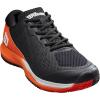 Wilson Men’s Rush Pro Ace Tennis Shoes(Black/Vermillion Orange)