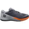 Wilson Men’s Rush Pro Ace Tennis Shoes(Ebony/Quarry/Shocking Orange)