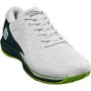 Wilson Men’s Rush Pro Ace Tennis Shoes(White Ponderosa Pine Jasmine Green)