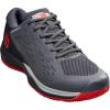 WILSON Rush Pro Ace Pickler Men’s Pickleball Shoes – Men’s US Shoe Sizes, Made for Pickleball Courts(Ebony/Black/Wilson Red)