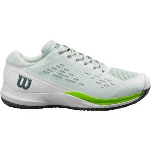 WILSON Rush Pro Ace Pickler Men’s Pickleball Shoes – Men’s US Shoe Sizes, Made for Pickleball Courts(Opal Blue White Jasmine Green)