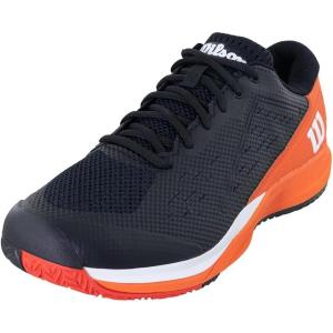 Wilson Men’s Rush Pro Ace Tennis Shoes(Bk/Vermillon)