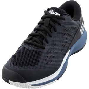 Wilson Men’s Rush Pro Ace Tennis Shoes(Black/China Blue/White)
