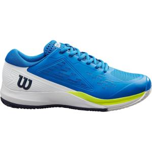Wilson Men’s Rush Pro Ace Tennis Shoes(Lapis Blue White Safety Yellow)