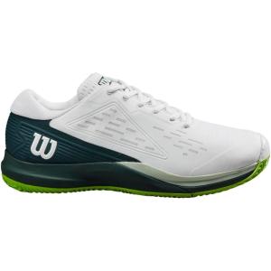 Wilson Men’s Rush Pro Ace Tennis Shoes(White Ponderosa Pine Jasmine Green)