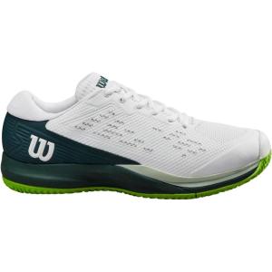 Wilson Men’s Rush Pro Ace Tennis Shoes(White/Ponderosa Pine/Jasmine Green)