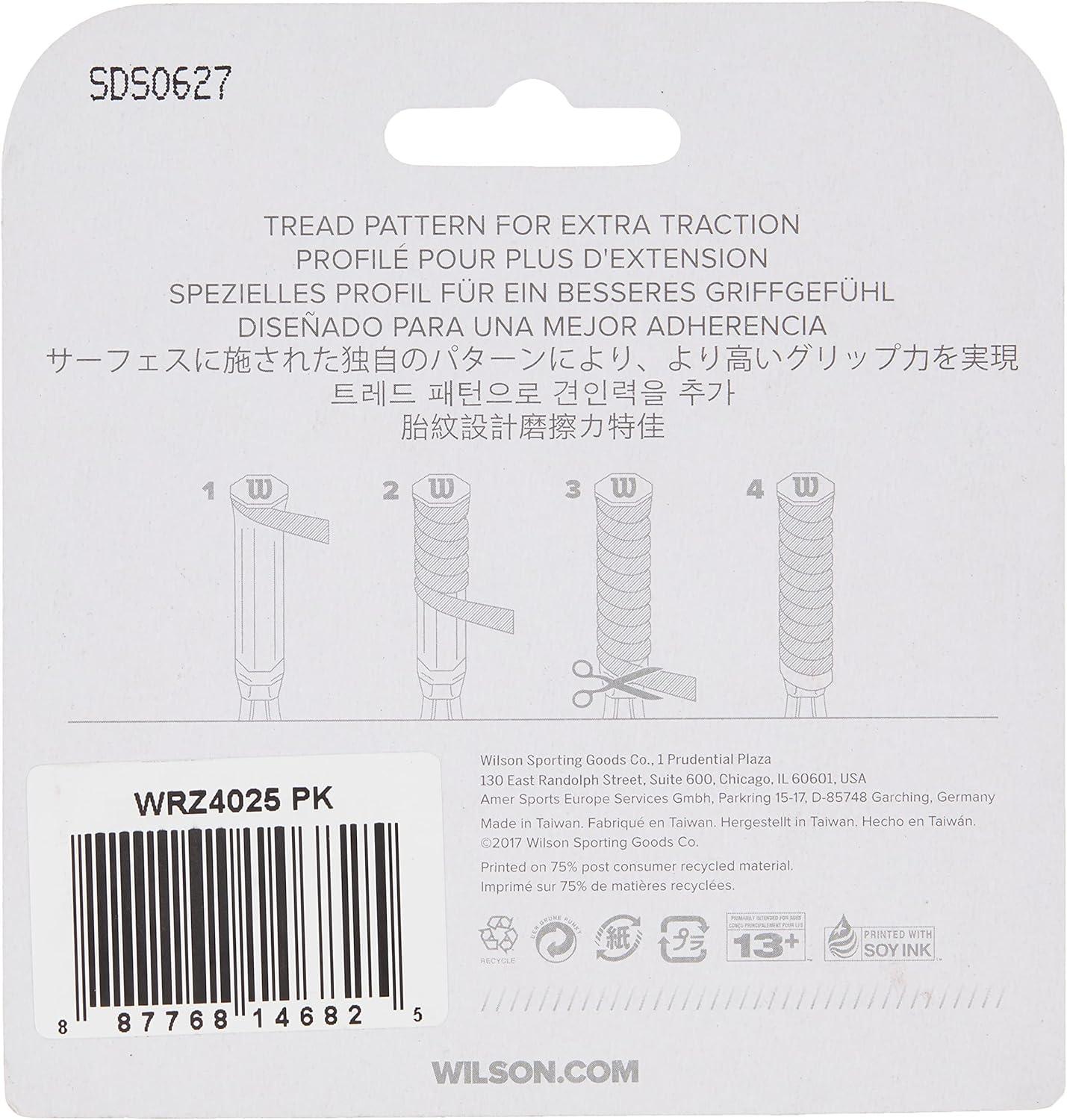 imageWILSON Pro Sensation Overgrip 12Pack WhitePink