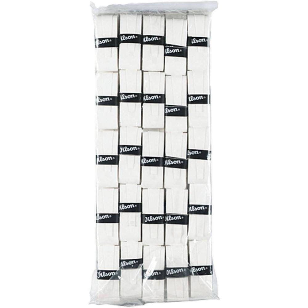 imageWILSON WRZ4016WH Pro Tennis Overgrip 12PackWhiteWhiteDark Grey Heather