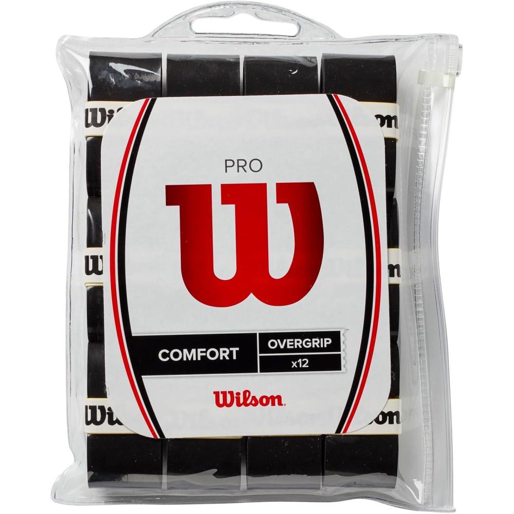 imageWilson Pro Tennis Overgrips Black12 Pack