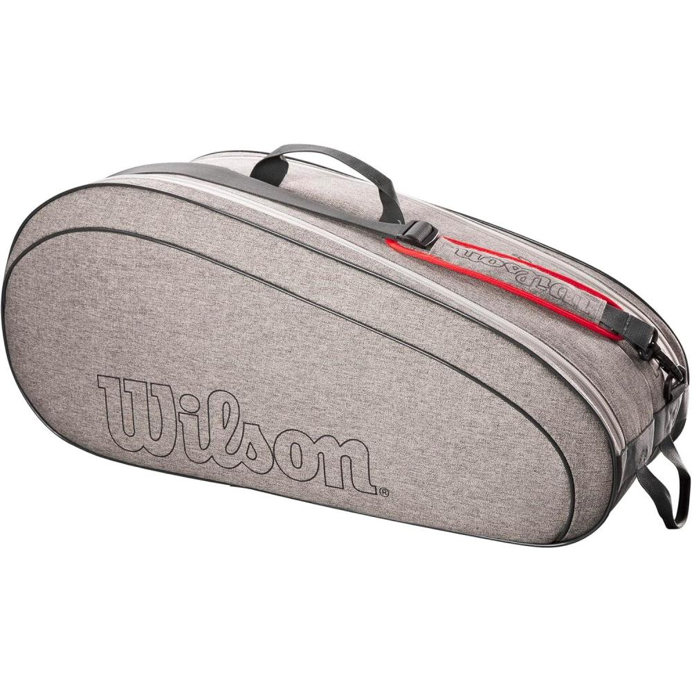 imageWilson Team Tennis Racket Bag  Heather Green and Heather GreyHeather Grey