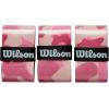WILSON WRZ4016WH Pro Tennis Overgrip 12-Pack,White(Pink/White)