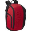 Wilson Clash V2 Super Tour Tennis Backpack – Red/Black, Holds up to 2 Rackets
