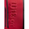 Wilson Clash V2 Super Tour Tennis Backpack – Red/Black, Holds up to 2 Rackets