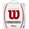 WILSON WRZ4016WH Pro Tennis Overgrip 12-Pack,White(Black)