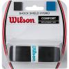Wilson Shock Shield Hybrid Tennis Racquet Replacement Grip, Black(One Size)