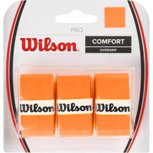 WILSON Pro Sensation Overgrip (12-Pack), White(Orange)