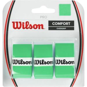 WILSON WRZ4016WH Pro Tennis Overgrip 12-Pack,White(Green)