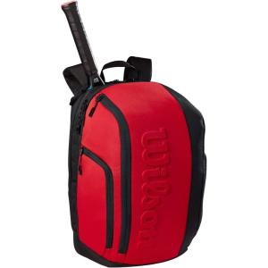 Wilson Clash V2 Super Tour Tennis Backpack – Red/Black, Holds up to 2 Rackets