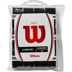 Wilson Pro Tennis Overgrips – Black(12 Pack)