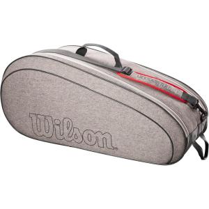 Wilson Team Tennis Racket Bag – Heather Green and Heather Grey(Heather Grey)