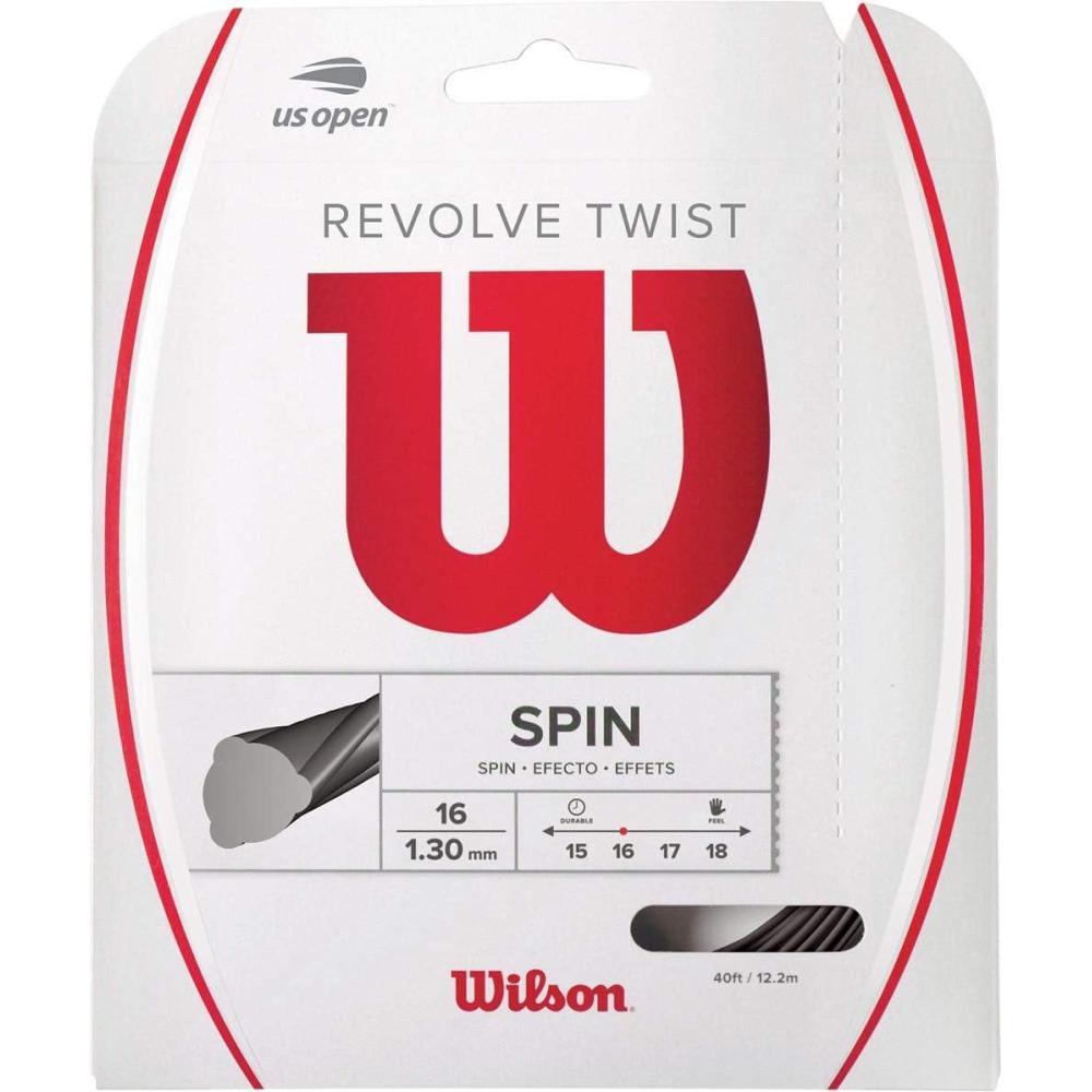 imageWilson Revolve Twist 16 Tennis String  Set Red