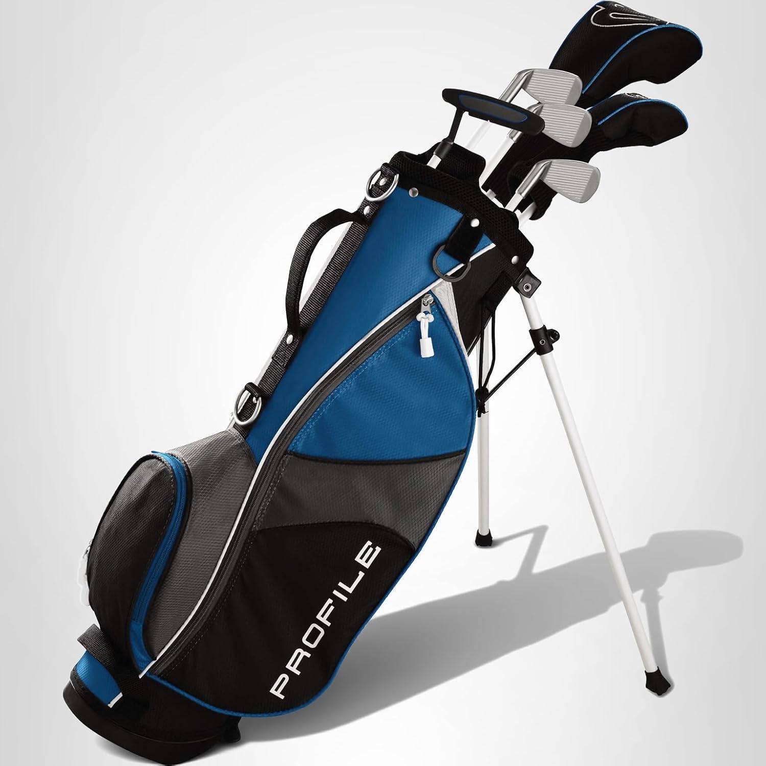 imageWilson Junior Profile JGI Complete Golf Club Package Set Stand BagBlue