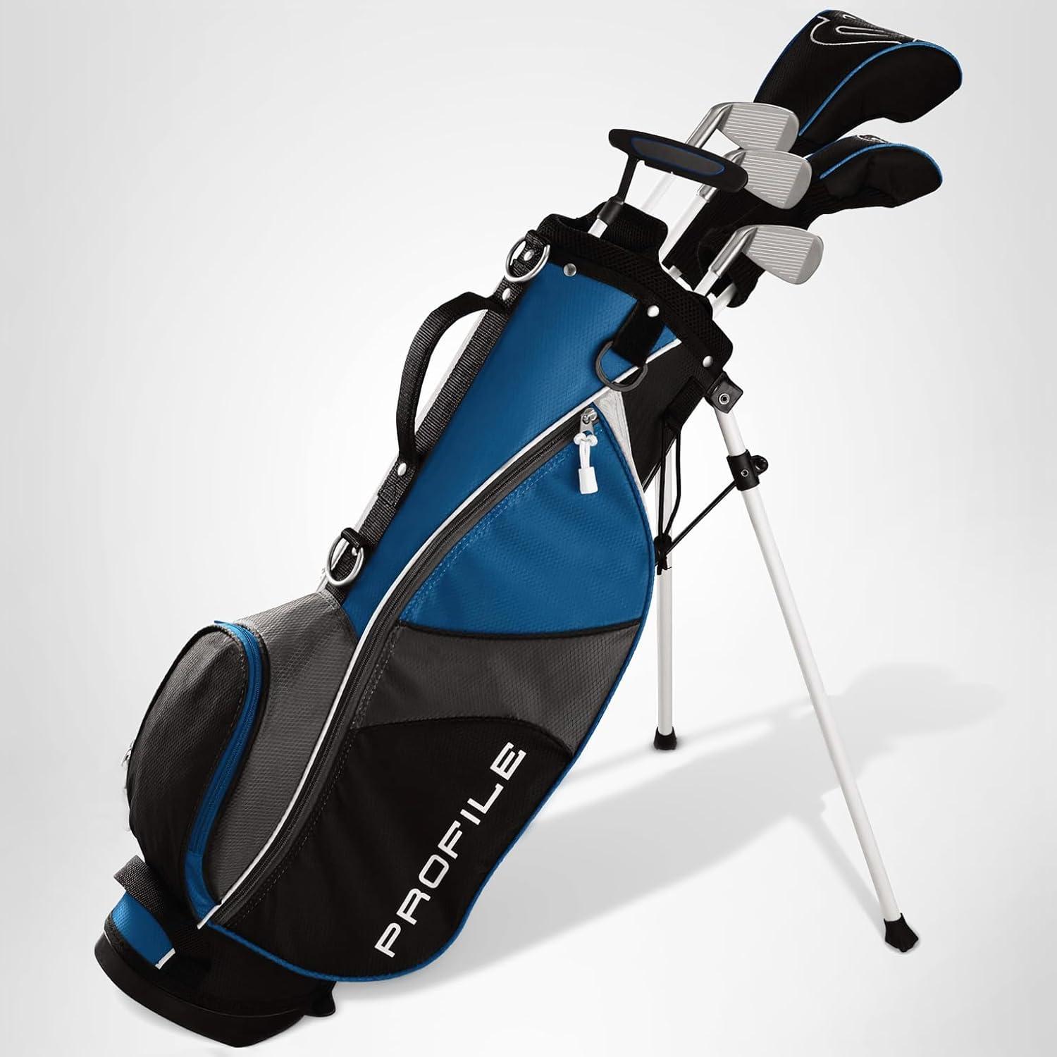 imageWilson Junior Profile JGI Complete Golf Club Package Set Stand BagBlue
