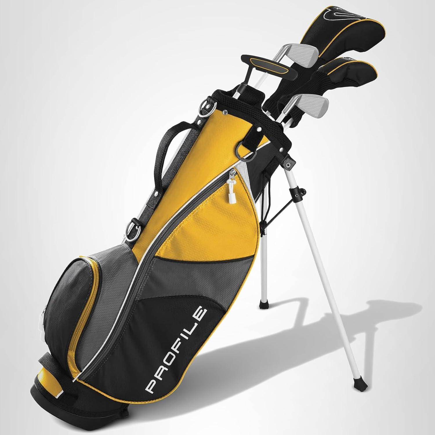 imageWilson Junior Profile JGI Complete Golf Club Package Set Stand BagYellow