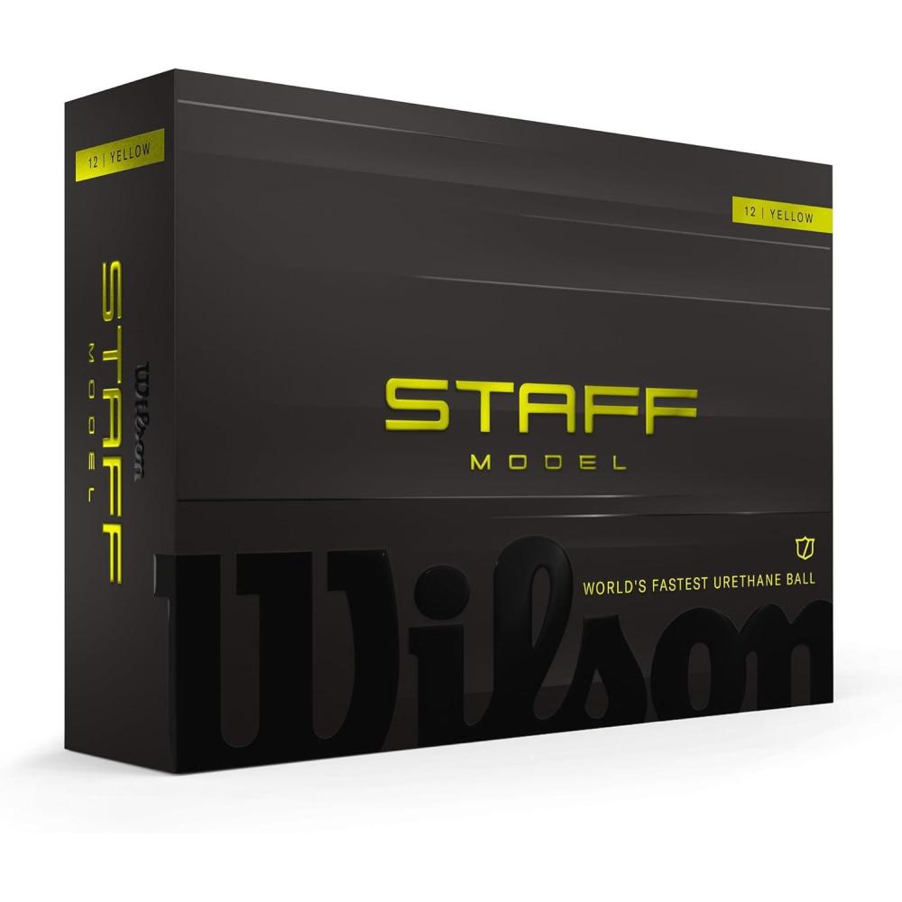 imageWilson 2026 Staff Model Golf Balls 12 Balls Yellow