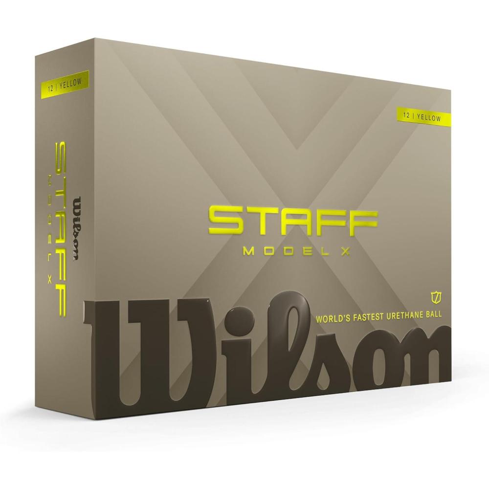 imageWilson 2026 Staff Model X Golf Balls 12 Balls Yellow