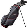 Wilson Tour Velocity Complete Golf Set with Stand Bag – Men’s Right Hand, Regular Flex, Black/Red