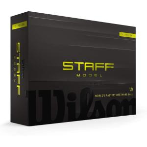 Wilson 2026 Staff Model Golf Balls- 12 Balls, Yellow