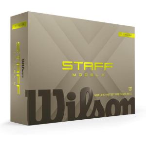 Wilson 2026 Staff Model X Golf Balls- 12 Balls, Yellow