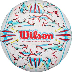 Wilson Graffiti Peace Volleyball – Official Size(White/Blue)