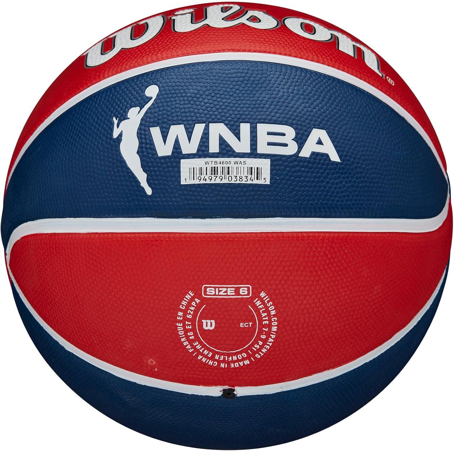 imageWILSON WNBA Team Tribute Basketball Size 6 285 Washington Mystics