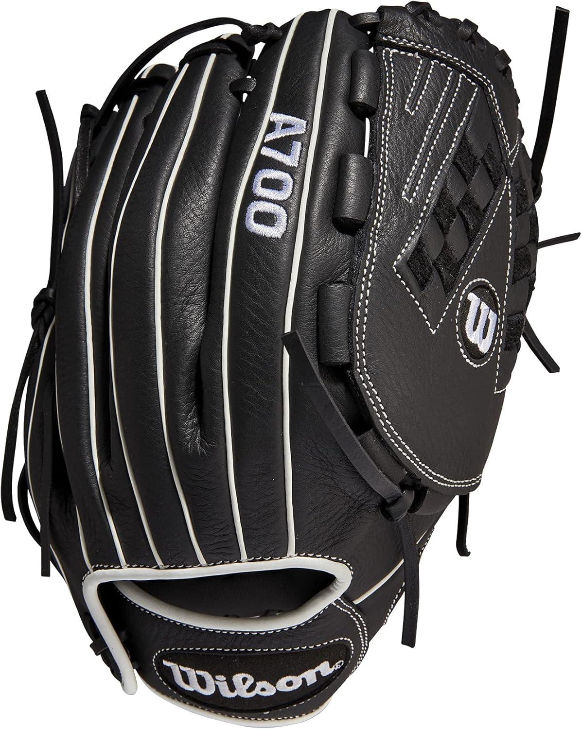 imageWilson 2022 A700 Fastpitch Softball Glove SeriesBlackWhite