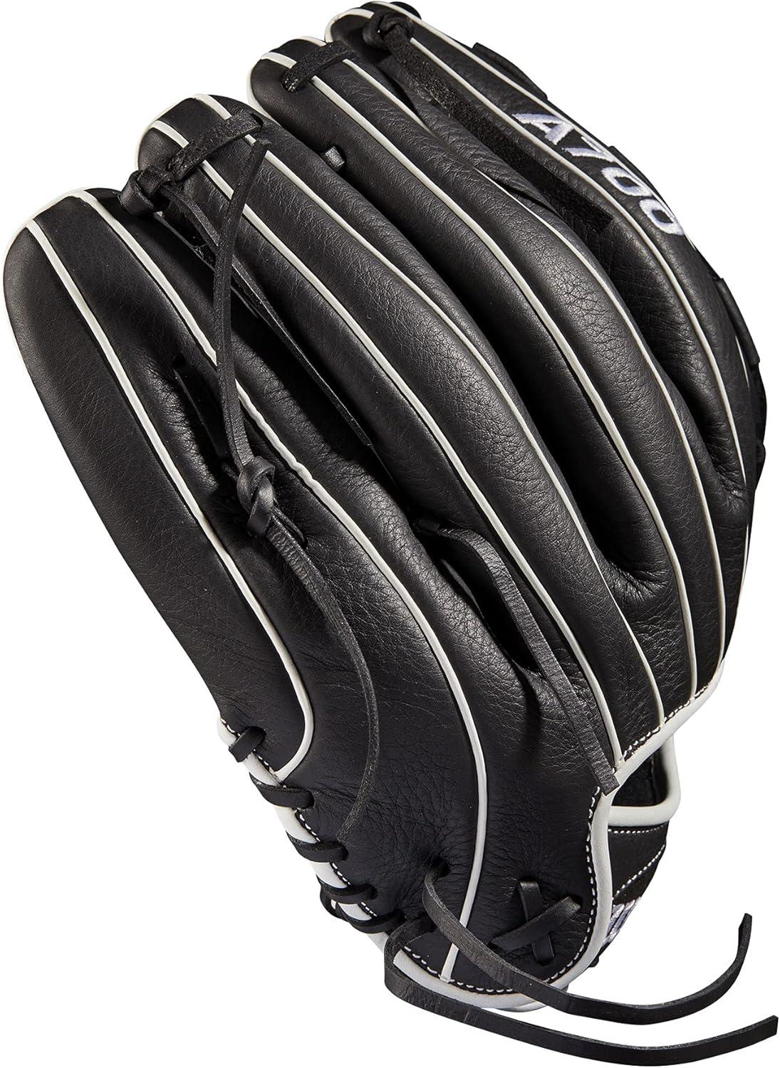 imageWilson 2022 A700 Fastpitch Softball Glove SeriesBlackWhite