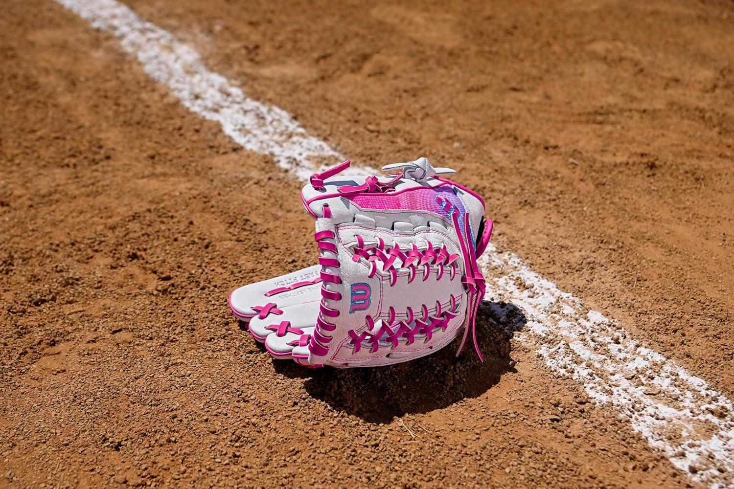 imageWilson 2026 A440 Flash Fastpitch Softball GlovesWhiteFlamingo Pink