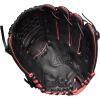 Wilson 2022 A440 Flash 11.5″ Fastpitch Infield Glove – Left Hand Throw, Black/Pink/Tropical Blue