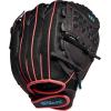 Wilson 2022 A440 Flash 11.5″ Fastpitch Infield Glove – Left Hand Throw, Black/Pink/Tropical Blue