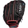 Wilson 2022 A440 Flash 12″ Fastpitch Outfield Glove – Left Hand Throw, Black/Pink/Tropical Blue