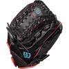 Wilson 2022 A440 Flash 12″ Fastpitch Outfield Glove – Left Hand Throw, Black/Pink/Tropical Blue
