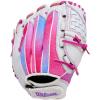 Wilson 2026 A440 Flash Fastpitch Softball Gloves(White/Flamingo Pink)