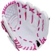 Wilson 2026 A440 Flash Fastpitch Softball Gloves(White/Flamingo Pink)